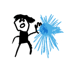 [LINEスタンプ] よんさいのてがきすたんぷ
