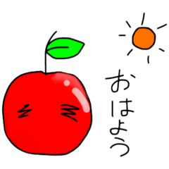 [LINEスタンプ] りんごりんごマン