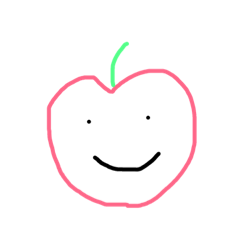 [LINEスタンプ] りんごの顔スタンプ。の画像（メイン）