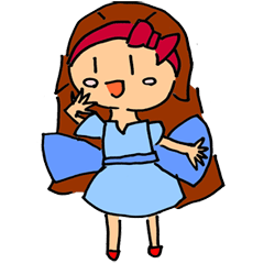 [LINEスタンプ] かわいい小さなお嬢様
