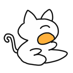 [LINEスタンプ] もちねこの変身スタンプの画像（メイン）