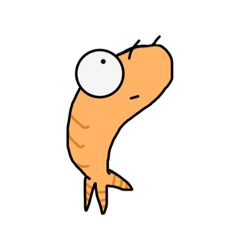 [LINEスタンプ] まったりエビ