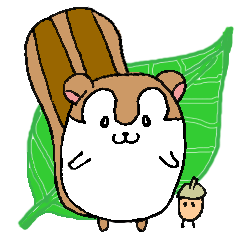 [LINEスタンプ] りっつん と とんくりん