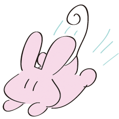 [LINEスタンプ] おばけうさちゃん