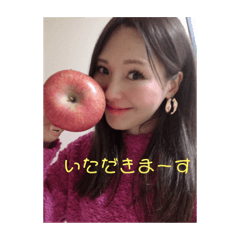 [LINEスタンプ] 田中里依奈Sticker②