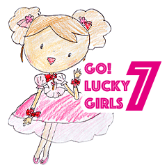 [LINEスタンプ] ゴー・ラッキー・ガールズ7