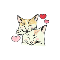 [LINEスタンプ] ねこのフラン＆スパン