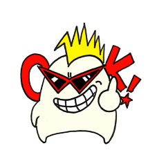 [LINEスタンプ] おもちクン