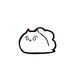 [LINEスタンプ] 白いウミウシ