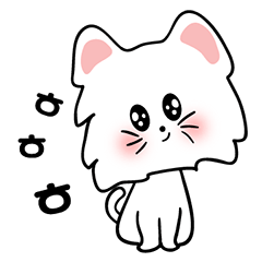 [LINEスタンプ] 可愛い猫(korea version.2)の画像（メイン）