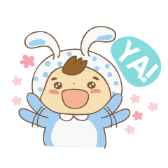 [LINEスタンプ] 元気の楽しい子