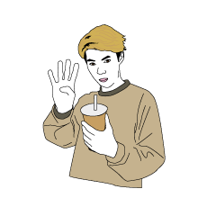 [LINEスタンプ] ふと思う Vol.01