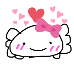 [LINEスタンプ] ウーパールーパーうーちゃん