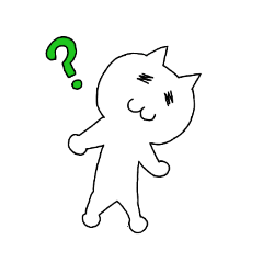 [LINEスタンプ] しろいネコだよ