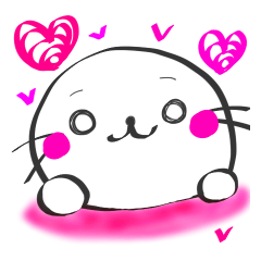 [LINEスタンプ] 大福あざらし もちたん