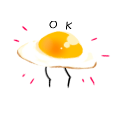 [LINEスタンプ] きもちを伝える目玉焼き