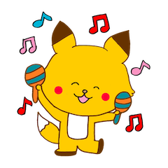 [LINEスタンプ] 赤いほっぺのキタキツネくん