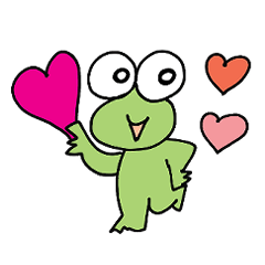 [LINEスタンプ] ボクはかえるっち