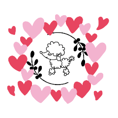 [LINEスタンプ] poodlecoco office