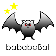 [LINEスタンプ] bababaBat Sticker