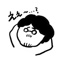 ひげめがねにっこり