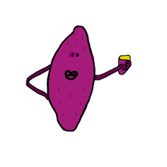 [LINEスタンプ] さつまいもくんだじょ