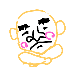 [LINEスタンプ] 頑固おやじ