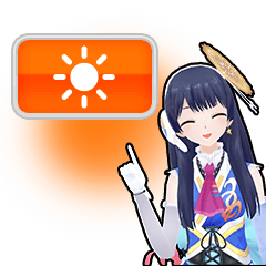 [LINEスタンプ] ウェザーロイド Airi (ポン子)の画像（メイン）