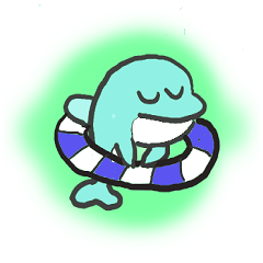 [LINEスタンプ] いるかの会話集