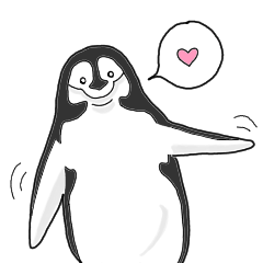 [LINEスタンプ] ハロー！アゴヒゲペンギンさんの画像（メイン）