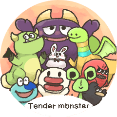 [LINEスタンプ] Tender monsterスタンプ