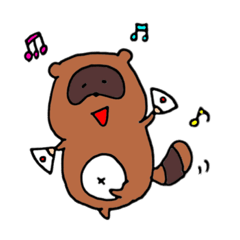 [LINEスタンプ] タヌキのぽんちゃん。その2