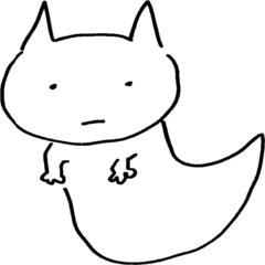 [LINEスタンプ] ねこゆうれい