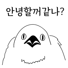 [LINEスタンプ] こんにちは！私はいたずらな鳥です。