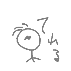 [LINEスタンプ] 豆鳥人間の会話（日本語対訳版）①