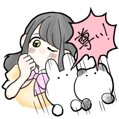 [LINEスタンプ] 好きすぎて推しが尊い