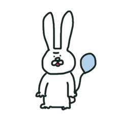 [LINEスタンプ] うさぎの毎日。