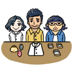 [LINEスタンプ] ふくと刺しゅう。のハンドメイド作家たち