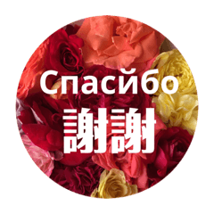 [LINEスタンプ] ロシアと中国語
