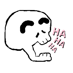 [LINEスタンプ] がいこつくん 2