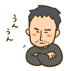 [LINEスタンプ] 仁さんの日々