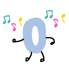 [LINEスタンプ] かわいい数字人間