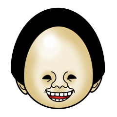 [LINEスタンプ] ニコちゃん と オコちゃん