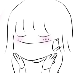 [LINEスタンプ] マスク 女子(透明)