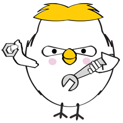 [LINEスタンプ] 小さくて可愛くて単純な鳥で,満腹