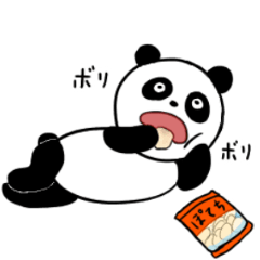 [LINEスタンプ] へらへらパンダ