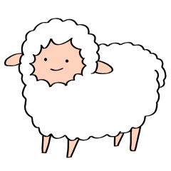 [LINEスタンプ] もっこもこ羊