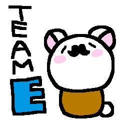 [LINEスタンプ] UMEぽち TEAM-E
