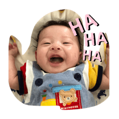 [LINEスタンプ] 赤ちゃんとパパの会話スタンプ