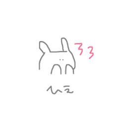 [LINEスタンプ] うさちんスタンプ#